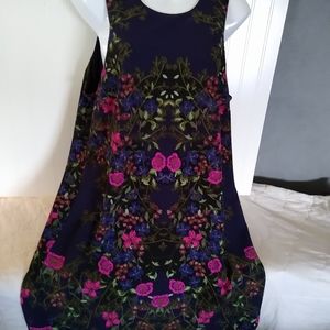RACHEL Rachel Roy Navy Blue Floral Dress size 14